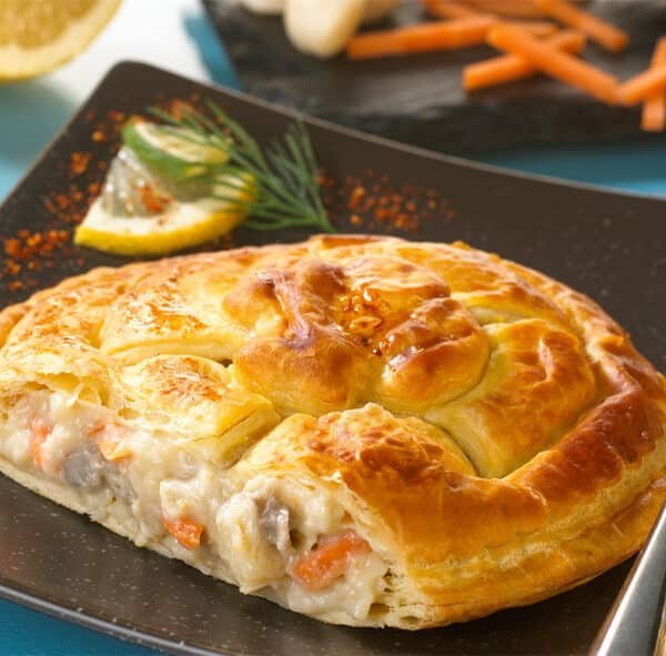 Croustade de chapon aux cèpes